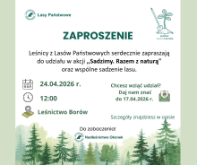 Akcja sadzenia lasu - SADZIMY RAZEM Z NATURĄ
